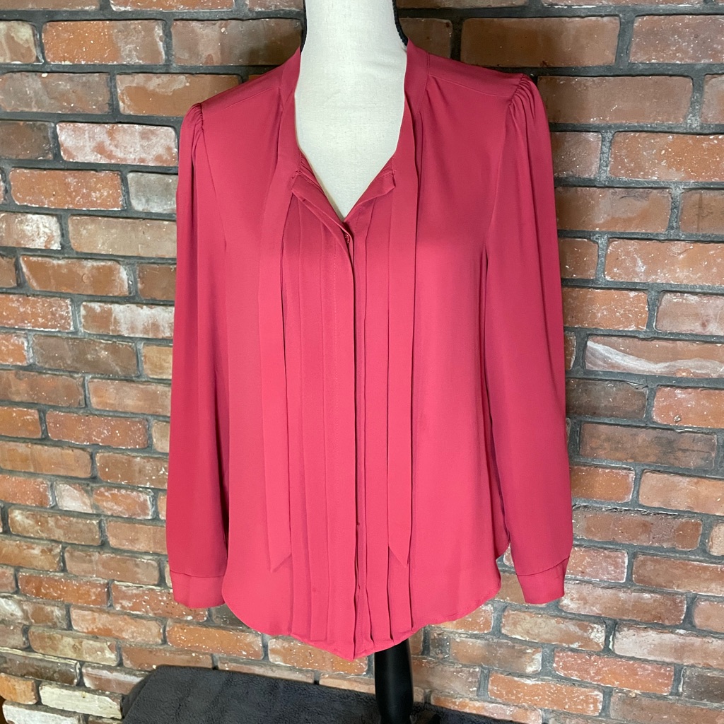 Loft Vibrant Red Women's Blouse
